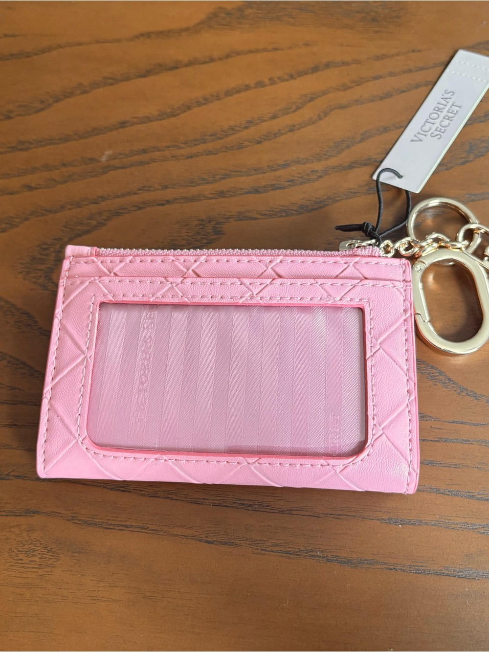 Victoria's Secret Pink Wallet ID Keychain